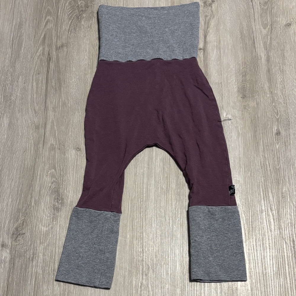 Gray and Purple Kids Bottoms- Grow with Me